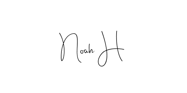 Best and Professional Signature Style for Noah H. Andilay-7BmLP Best Signature Style Collection. Noah H signature style 4 images and pictures png