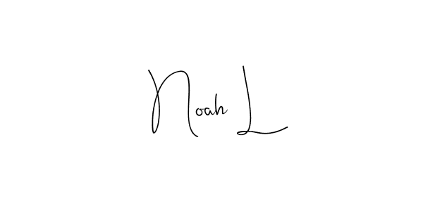 How to Draw Noah L signature style? Andilay-7BmLP is a latest design signature styles for name Noah L. Noah L signature style 4 images and pictures png