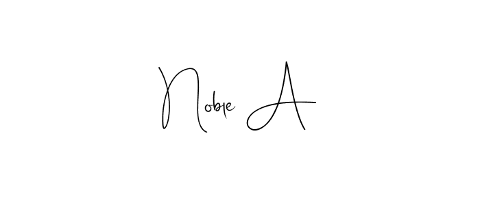 You can use this online signature creator to create a handwritten signature for the name Noble A. This is the best online autograph maker. Noble A signature style 4 images and pictures png