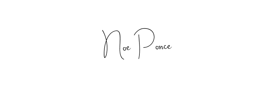 Create a beautiful signature design for name Noe Ponce. With this signature (Andilay-7BmLP) fonts, you can make a handwritten signature for free. Noe Ponce signature style 4 images and pictures png