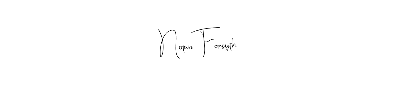 Design your own signature with our free online signature maker. With this signature software, you can create a handwritten (Andilay-7BmLP) signature for name Nolan Forsyth. Nolan Forsyth signature style 4 images and pictures png