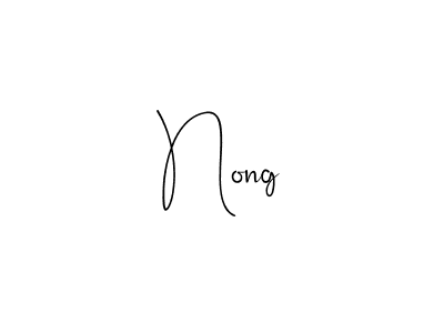 Design your own signature with our free online signature maker. With this signature software, you can create a handwritten (Andilay-7BmLP) signature for name Nong. Nong signature style 4 images and pictures png