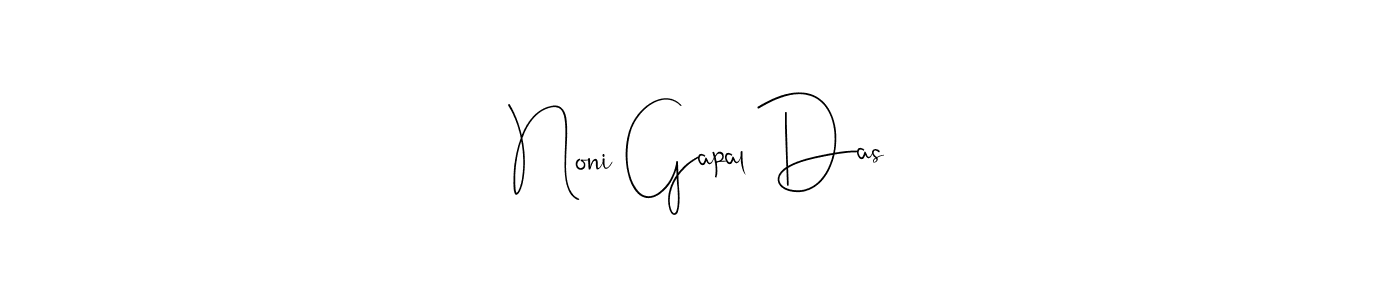 Use a signature maker to create a handwritten signature online. With this signature software, you can design (Andilay-7BmLP) your own signature for name Noni Gapal Das. Noni Gapal Das signature style 4 images and pictures png