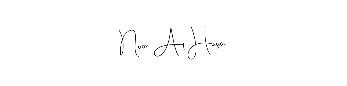 This is the best signature style for the Noor Al Haya name. Also you like these signature font (Andilay-7BmLP). Mix name signature. Noor Al Haya signature style 4 images and pictures png