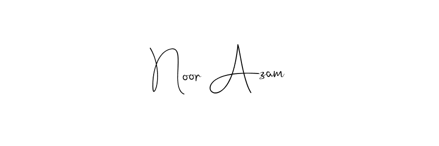 Noor Azam stylish signature style. Best Handwritten Sign (Andilay-7BmLP) for my name. Handwritten Signature Collection Ideas for my name Noor Azam. Noor Azam signature style 4 images and pictures png