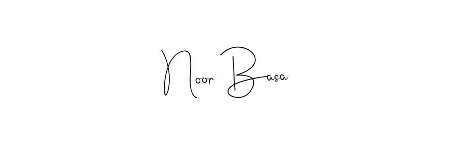 Also You can easily find your signature by using the search form. We will create Noor Basa name handwritten signature images for you free of cost using Andilay-7BmLP sign style. Noor Basa signature style 4 images and pictures png