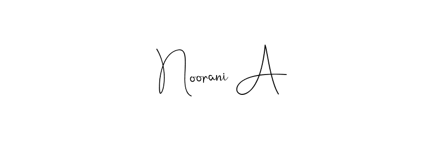 Once you've used our free online signature maker to create your best signature Andilay-7BmLP style, it's time to enjoy all of the benefits that Noorani A name signing documents. Noorani A signature style 4 images and pictures png