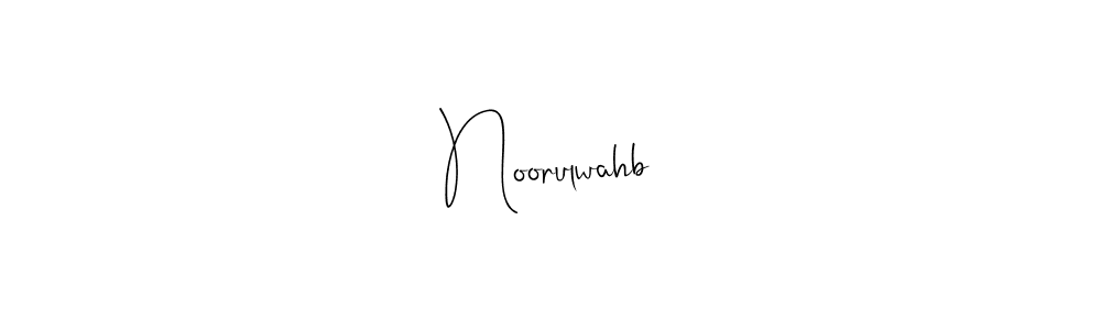 Similarly Andilay-7BmLP is the best handwritten signature design. Signature creator online .You can use it as an online autograph creator for name Noorulwahb. Noorulwahb signature style 4 images and pictures png