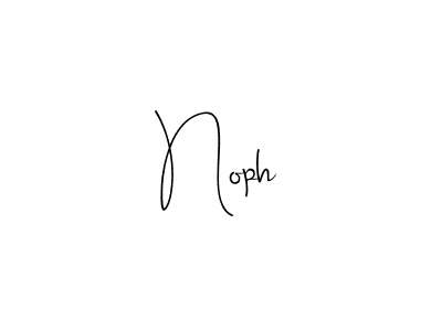 Make a beautiful signature design for name Noph. With this signature (Andilay-7BmLP) style, you can create a handwritten signature for free. Noph signature style 4 images and pictures png