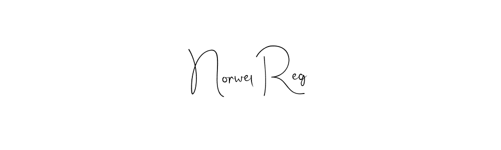 The best way (Andilay-7BmLP) to make a short signature is to pick only two or three words in your name. The name Norwel Reg include a total of six letters. For converting this name. Norwel Reg signature style 4 images and pictures png