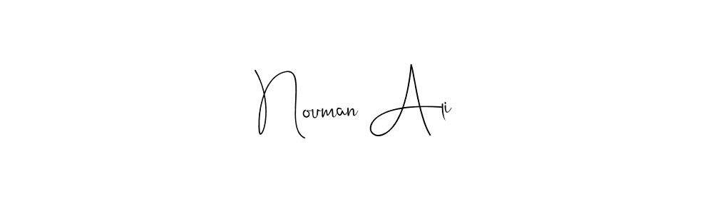 How to make Nouman Ali name signature. Use Andilay-7BmLP style for creating short signs online. This is the latest handwritten sign. Nouman Ali signature style 4 images and pictures png