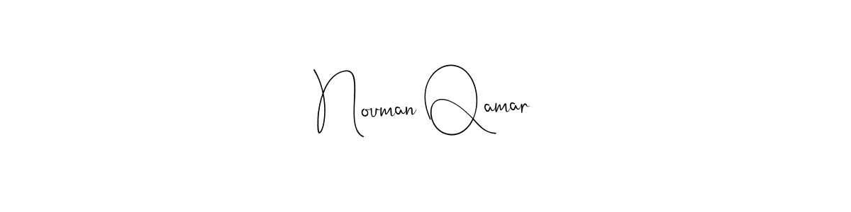 Create a beautiful signature design for name Nouman Qamar. With this signature (Andilay-7BmLP) fonts, you can make a handwritten signature for free. Nouman Qamar signature style 4 images and pictures png