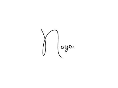 Create a beautiful signature design for name Noya. With this signature (Andilay-7BmLP) fonts, you can make a handwritten signature for free. Noya signature style 4 images and pictures png