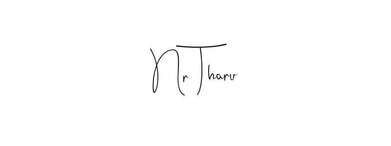 Nr Tharu stylish signature style. Best Handwritten Sign (Andilay-7BmLP) for my name. Handwritten Signature Collection Ideas for my name Nr Tharu. Nr Tharu signature style 4 images and pictures png