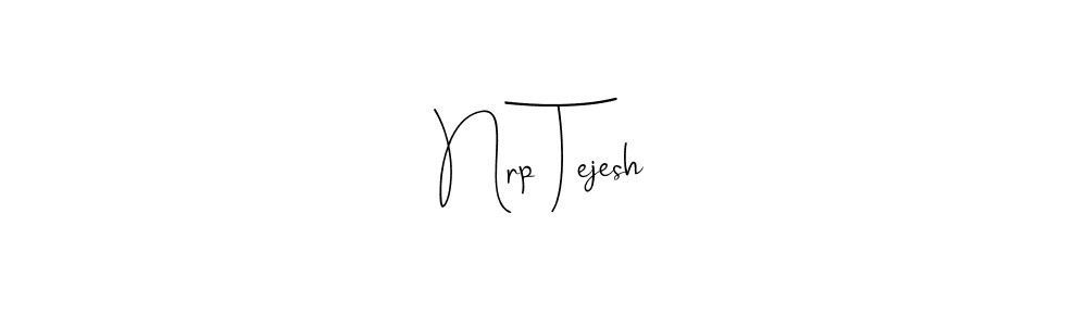 Make a beautiful signature design for name Nrp Tejesh. Use this online signature maker to create a handwritten signature for free. Nrp Tejesh signature style 4 images and pictures png