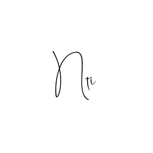 The best way (Andilay-7BmLP) to make a short signature is to pick only two or three words in your name. The name Nti include a total of six letters. For converting this name. Nti signature style 4 images and pictures png