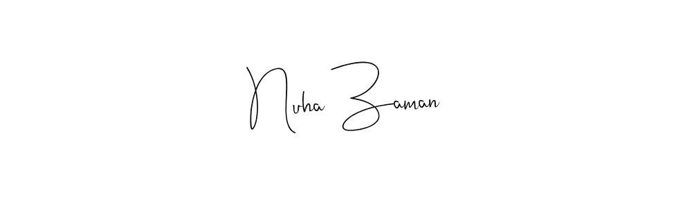 Here are the top 10 professional signature styles for the name Nuha Zaman. These are the best autograph styles you can use for your name. Nuha Zaman signature style 4 images and pictures png