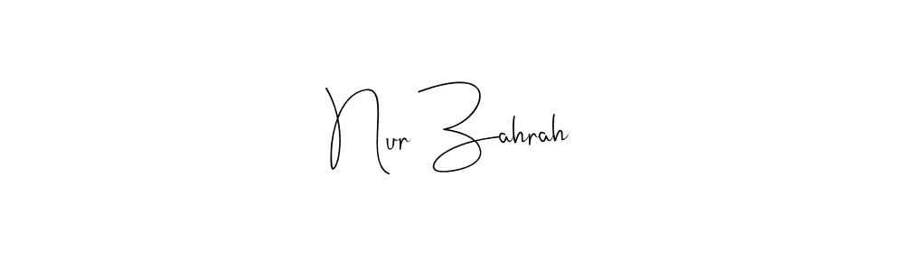 Make a beautiful signature design for name Nur Zahrah. Use this online signature maker to create a handwritten signature for free. Nur Zahrah signature style 4 images and pictures png