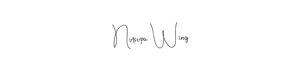 Here are the top 10 professional signature styles for the name Nutsupa Wing. These are the best autograph styles you can use for your name. Nutsupa Wing signature style 4 images and pictures png