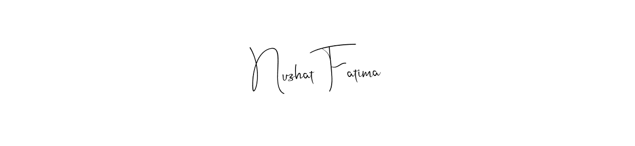 Once you've used our free online signature maker to create your best signature Andilay-7BmLP style, it's time to enjoy all of the benefits that Nuzhat Fatima name signing documents. Nuzhat Fatima signature style 4 images and pictures png