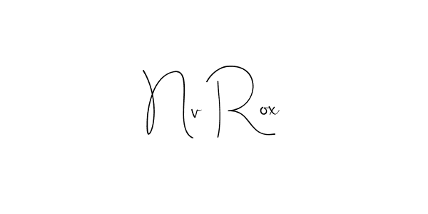 The best way (Andilay-7BmLP) to make a short signature is to pick only two or three words in your name. The name Nv Rox include a total of six letters. For converting this name. Nv Rox signature style 4 images and pictures png