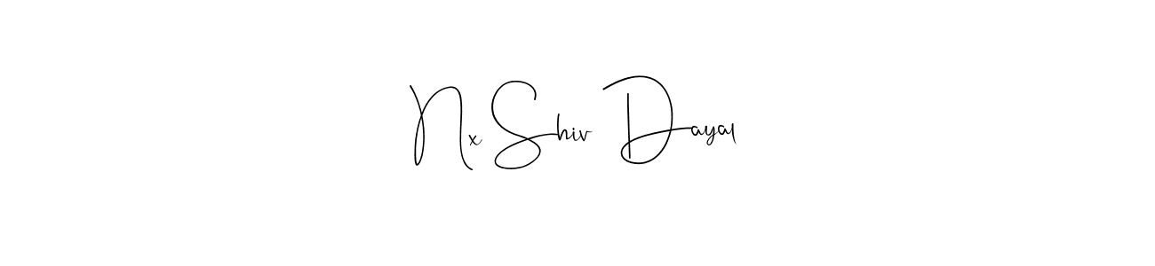 This is the best signature style for the Nx Shiv Dayal name. Also you like these signature font (Andilay-7BmLP). Mix name signature. Nx Shiv Dayal signature style 4 images and pictures png