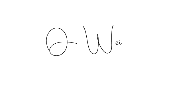 Also You can easily find your signature by using the search form. We will create O  Wei name handwritten signature images for you free of cost using Andilay-7BmLP sign style. O  Wei signature style 4 images and pictures png