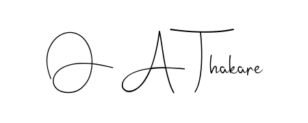 Stand out with a creative autograph for O A Thakare. The Andilay-7BmLP styling blends modern aesthetics with classic signature flourishes. O A Thakare signature style 4 images and pictures png