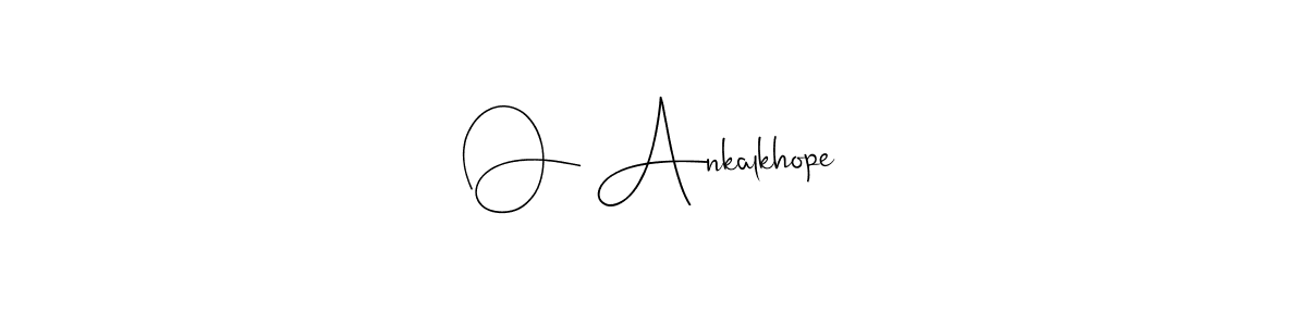 The best way (Andilay-7BmLP) to make a short signature is to pick only two or three words in your name. The name O Ankalkhope include a total of six letters. For converting this name. O Ankalkhope signature style 4 images and pictures png