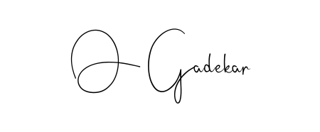 Andilay-7BmLP is a professional signature style that is perfect for those who want to add a touch of class to their signature. Get O Gadekar name fancy signature for free. O Gadekar signature style 4 images and pictures png