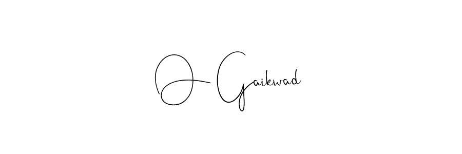 The best way (Andilay-7BmLP) to make a short signature is to pick only two or three words in your name. The name O Gaikwad include a total of six letters. For converting this name. O Gaikwad signature style 4 images and pictures png