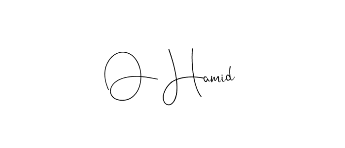 How to make O Hamid name signature. Use Andilay-7BmLP style for creating short signs online. This is the latest handwritten sign. O Hamid signature style 4 images and pictures png