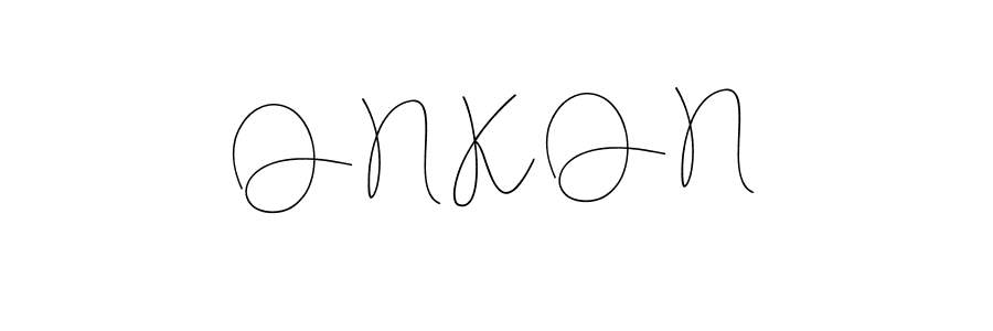 Also we have O N K O N name is the best signature style. Create professional handwritten signature collection using Andilay-7BmLP autograph style. O N K O N signature style 4 images and pictures png