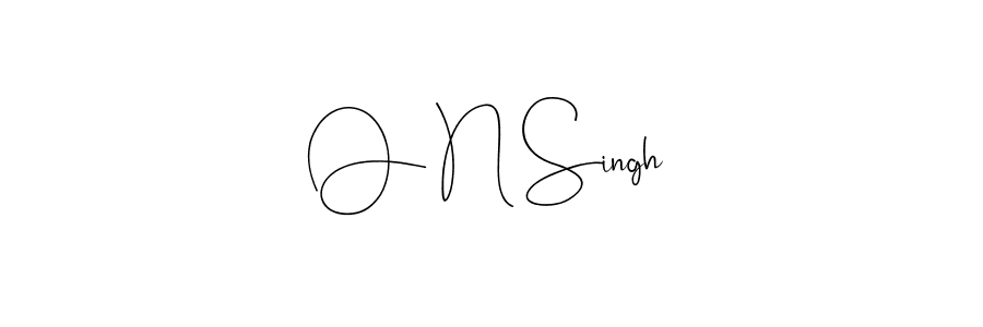 How to make O N Singh signature? Andilay-7BmLP is a professional autograph style. Create handwritten signature for O N Singh name. O N Singh signature style 4 images and pictures png