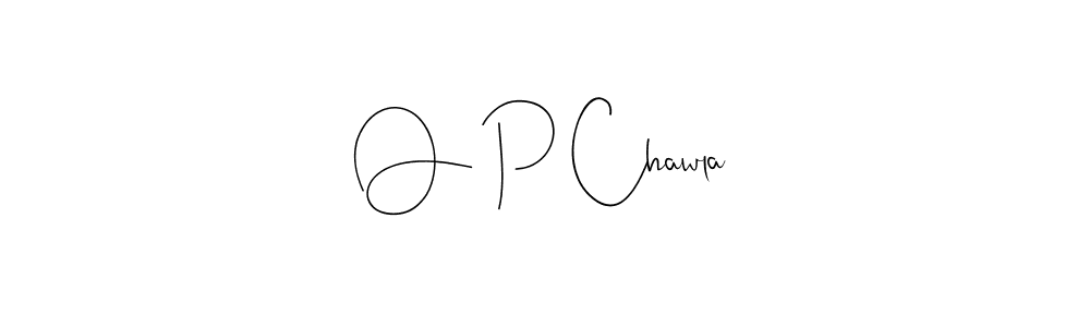 Also You can easily find your signature by using the search form. We will create O P Chawla name handwritten signature images for you free of cost using Andilay-7BmLP sign style. O P Chawla signature style 4 images and pictures png
