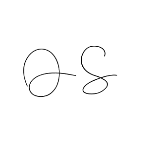 You should practise on your own different ways (Andilay-7BmLP) to write your name (O S) in signature. don't let someone else do it for you. O S signature style 4 images and pictures png