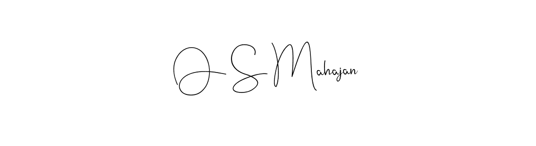 if you are searching for the best signature style for your name O S Mahajan. so please give up your signature search. here we have designed multiple signature styles  using Andilay-7BmLP. O S Mahajan signature style 4 images and pictures png