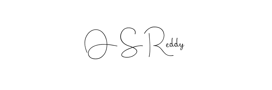 if you are searching for the best signature style for your name O S Reddy. so please give up your signature search. here we have designed multiple signature styles  using Andilay-7BmLP. O S Reddy signature style 4 images and pictures png