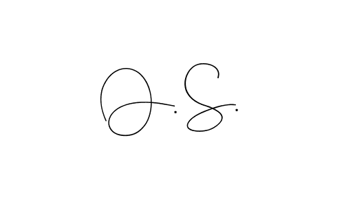 The best way (Andilay-7BmLP) to make a short signature is to pick only two or three words in your name. The name O. S. include a total of six letters. For converting this name. O. S. signature style 4 images and pictures png
