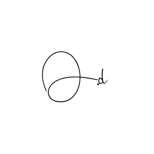 The best way (Andilay-7BmLP) to make a short signature is to pick only two or three words in your name. The name O.d include a total of six letters. For converting this name. O.d signature style 4 images and pictures png