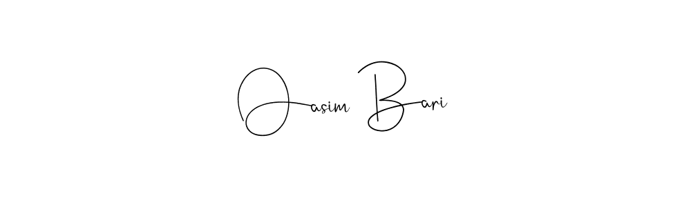 Use a signature maker to create a handwritten signature online. With this signature software, you can design (Andilay-7BmLP) your own signature for name Oasim Bari. Oasim Bari signature style 4 images and pictures png