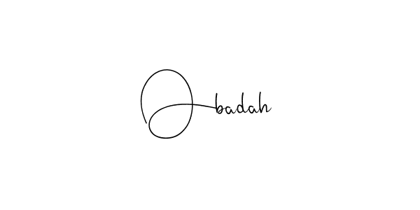 You should practise on your own different ways (Andilay-7BmLP) to write your name (Obadah) in signature. don't let someone else do it for you. Obadah signature style 4 images and pictures png