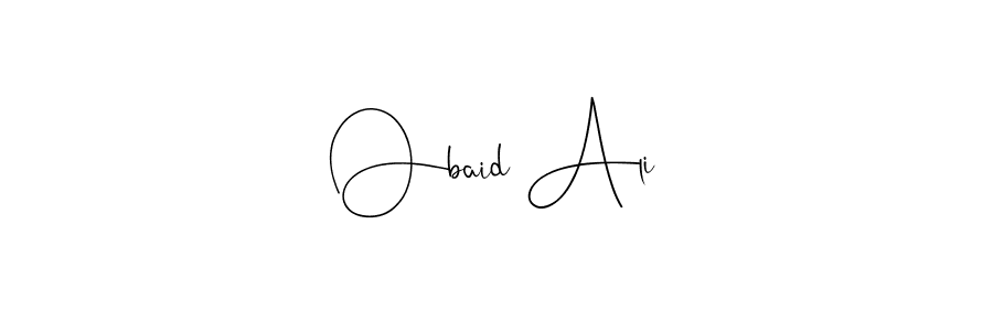 It looks lik you need a new signature style for name Obaid Ali. Design unique handwritten (Andilay-7BmLP) signature with our free signature maker in just a few clicks. Obaid Ali signature style 4 images and pictures png