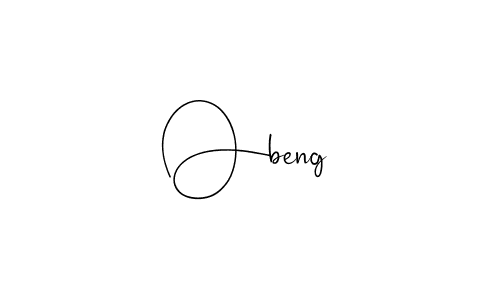 Design your own signature with our free online signature maker. With this signature software, you can create a handwritten (Andilay-7BmLP) signature for name Obeng. Obeng signature style 4 images and pictures png