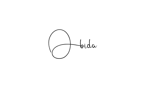Also we have Obida name is the best signature style. Create professional handwritten signature collection using Andilay-7BmLP autograph style. Obida signature style 4 images and pictures png