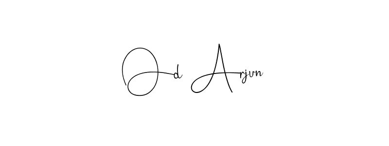 How to make Od Arjun signature? Andilay-7BmLP is a professional autograph style. Create handwritten signature for Od Arjun name. Od Arjun signature style 4 images and pictures png