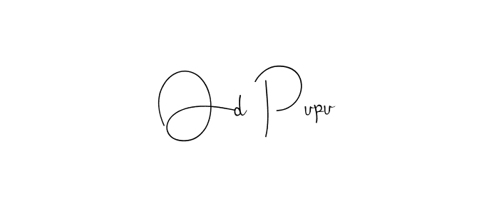 See photos of Od Pupu official signature by Spectra . Check more albums & portfolios. Read reviews & check more about Andilay-7BmLP font. Od Pupu signature style 4 images and pictures png