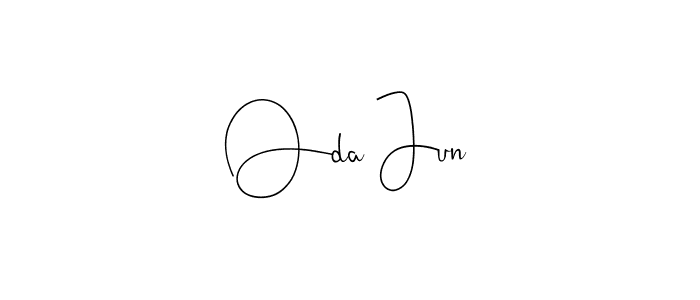 Best and Professional Signature Style for Oda Jun. Andilay-7BmLP Best Signature Style Collection. Oda Jun signature style 4 images and pictures png
