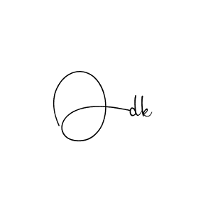 How to Draw Odk signature style? Andilay-7BmLP is a latest design signature styles for name Odk. Odk signature style 4 images and pictures png