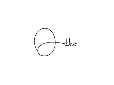 How to Draw Odko signature style? Andilay-7BmLP is a latest design signature styles for name Odko. Odko signature style 4 images and pictures png